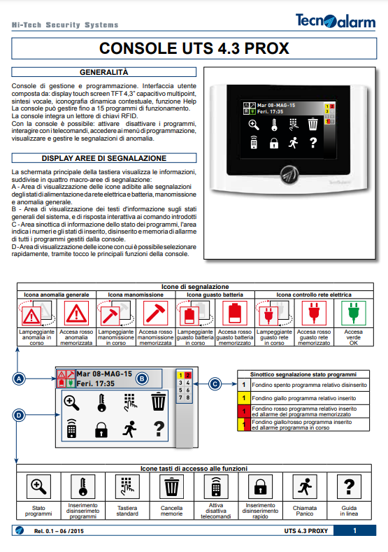 Manuale d'uso impianti 